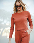 Organic Thermal Long Sleeve Crew