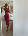 Mesh Panel Legging