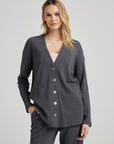 Organic Thermal Relaxed Cardigan