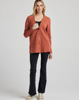Organic Thermal Relaxed Cardigan