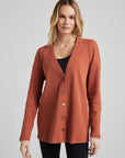 Organic Thermal Relaxed Cardigan