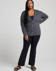 Organic Thermal Relaxed Cardigan