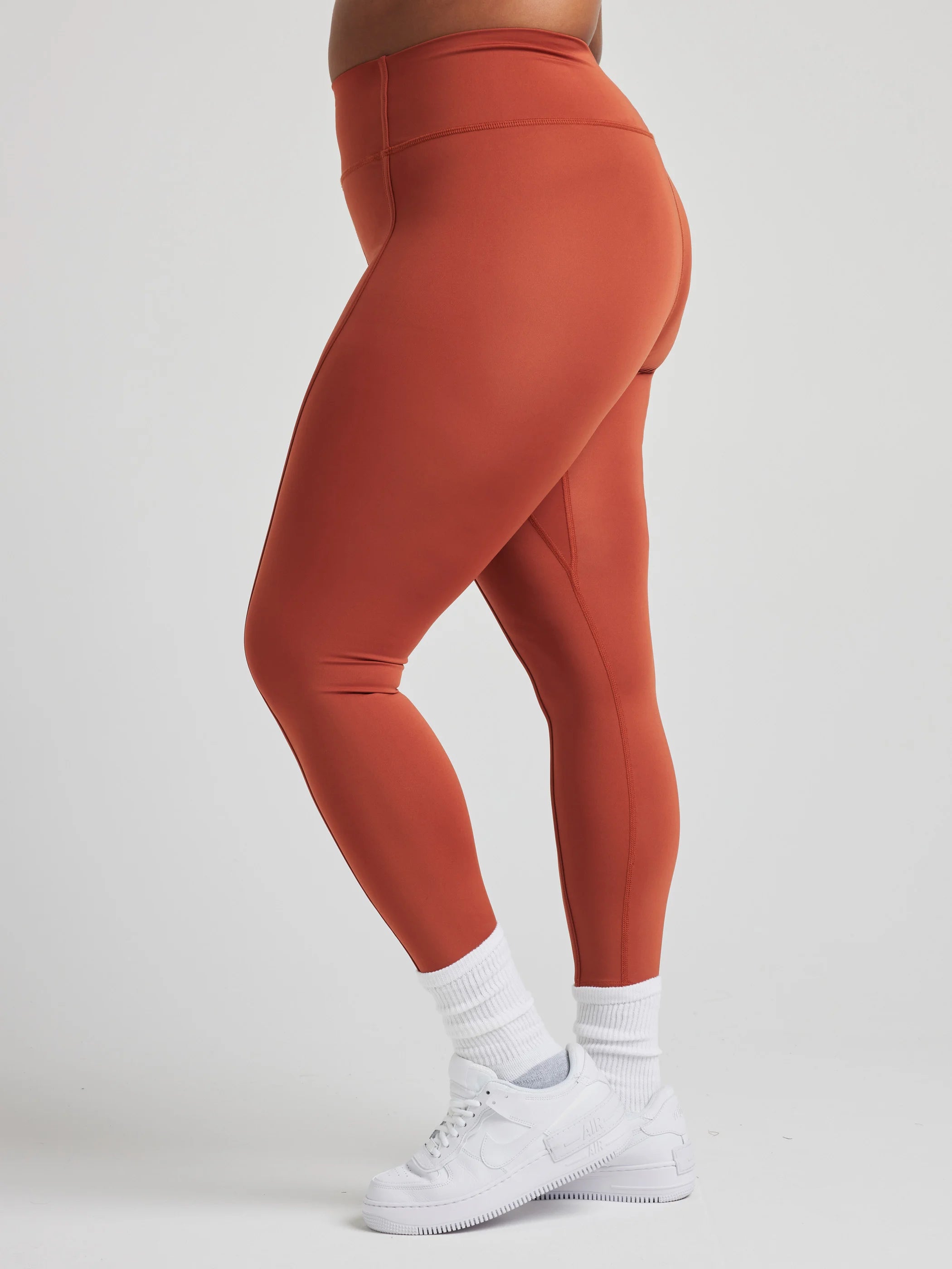 Sol Ribbed Leggings - Golden Hour Orange – True North Sportswear Canada
